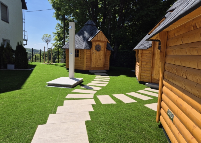 Außenanlage mit Wegebau